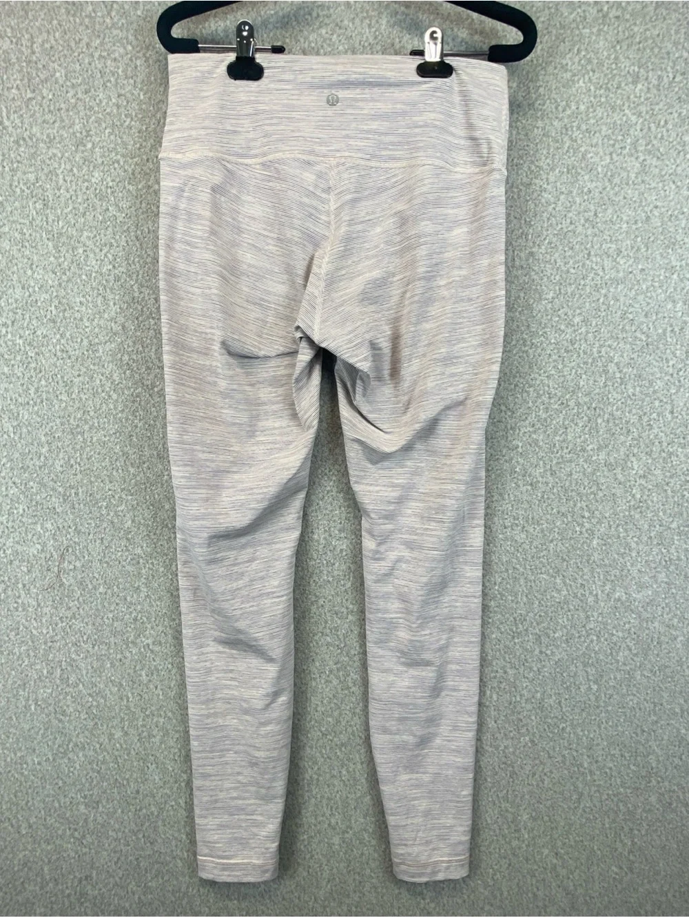 Lululemon Wunder Under Womens 10 Heathered  Stripe high Rise Tight Legging W5CDC